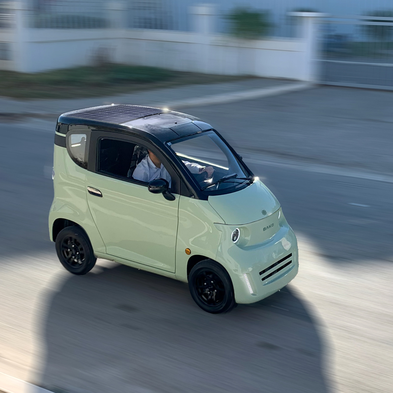 Voiture Électrique et Solaire BAKO BEE WAVE - Vert pistache - Image 2