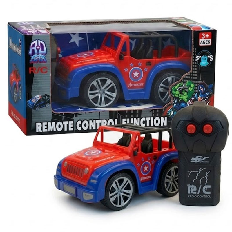 Voiture Télécommandée Avengers Tout-Terrain avec Lumières 3D