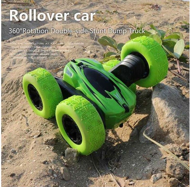 Voiture RC Toys Double Sides 360 degré - Vert - Image 5