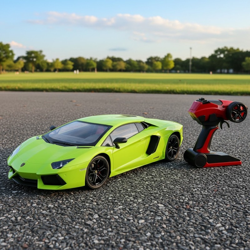 Voiture Télécommandée Lamborghini Aventador Coupé - Vert Pistache - Image 2