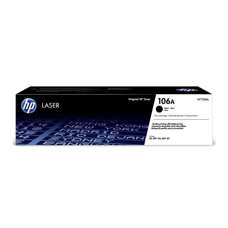 HP Cartouche de toner laser authentique 106A, noir (W1106A), Photo boutique MyTek chez MyTek
