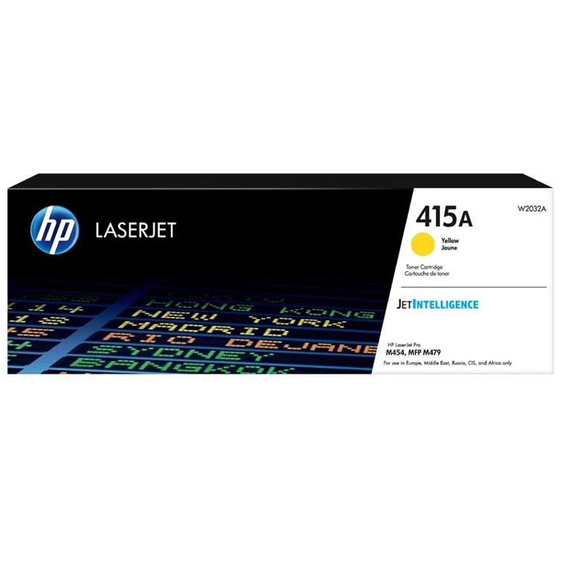 Toner LaserJet originale HP 415A  - Jaune