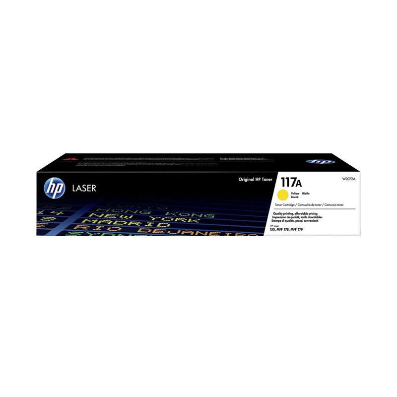 HP Cartouche de toner laser authentique 117A, jaune (W2072A), Photo boutique MyTek chez MyTek