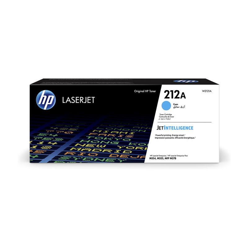 Toner Original LaserJet Authentique HP 212A - Cyan