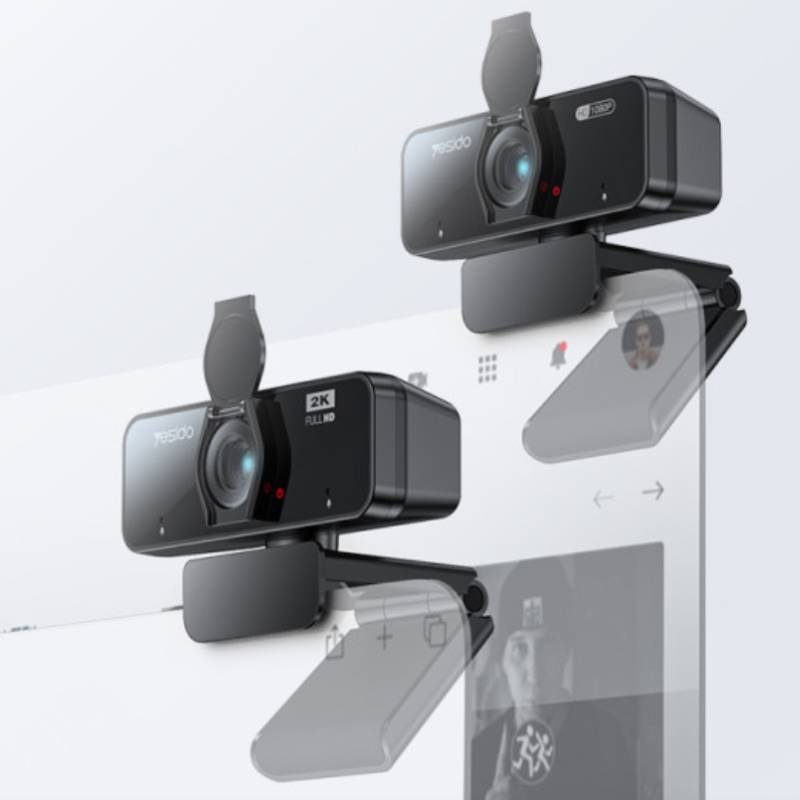 WebCam YESIDO KM14 4.0 MP 2K 360° USB - Noir - Image 2